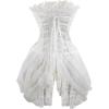 imageCharmian Womens Sexy Corset Bustier Dress Gothic Victorian Cosplay Party OutfitWhite