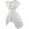 imageCharmian Womens Sexy Corset Bustier Dress Gothic Victorian Cosplay Party OutfitWhite