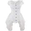 imageCharmian Womens Sexy Corset Bustier Dress Gothic Victorian Cosplay Party OutfitWhite