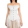 imageCharmian Womens Sexy Corset Bustier Dress Gothic Victorian Cosplay Party OutfitWhite