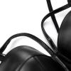 imageCharmian Womens Spaghetti Straps PU Leather Bustier Crop TopMatt Black