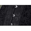 imageCharmian Womens 26 Steel Boned Cotton Long Torso Hourglass Body Shaper Corset26heavysteelblack