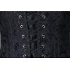 imageCharmian Womens 26 Steel Boned Cotton Long Torso Hourglass Body Shaper Corset26heavysteelblack