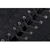 imageCharmian Womens 26 Steel Boned Cotton Long Torso Hourglass Body Shaper CorsetBlack
