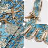 image:imageCharmian Womens Victorian Vintage Brocade Lace Up Bustier Overbust Corset TopBlueGold