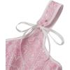 image:imageCharmian Womens Victorian Vintage Brocade Lace Up Bustier Overbust Corset TopPinkplastic Bones