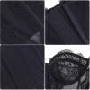image:imageCharmian Womens Y2K Spaghetti Strap Lace Mesh Bustier Corset Going Out TopsBlack