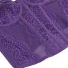 image:imageCharmian Womens Y2K Spaghetti Strap Lace Mesh Bustier Corset Going Out TopsPurple