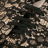 image:imageCharmian Womens Gothic Spaghetti Straps Sleeveless Pleated Lace Up Corset Dress