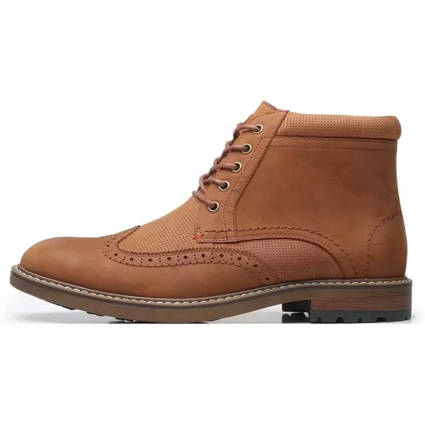 Arkbird Chelsea Ankle Boots for Men Genuine Leather Oxford Casual and Formal Dress BootApricot