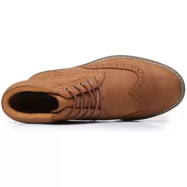 Arkbird Chelsea Ankle Boots for Men Genuine Leather Oxford Casual and Formal Dress BootApricot