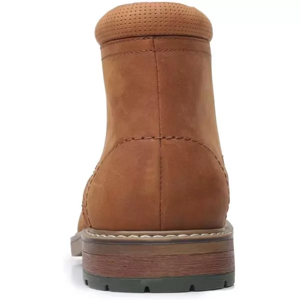 Arkbird Chelsea Ankle Boots for Men Genuine Leather Oxford Casual and Formal Dress BootApricot