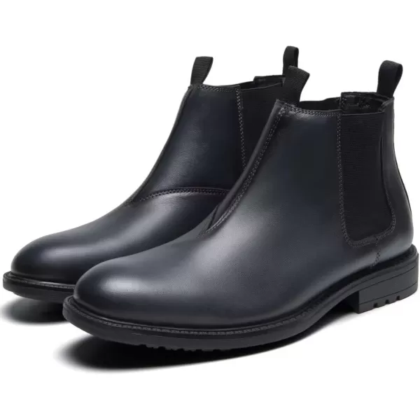 Arkbird Chelsea Ankle Boots for Men Genuine Leather Oxford Casual and Formal Dress BootBlack113