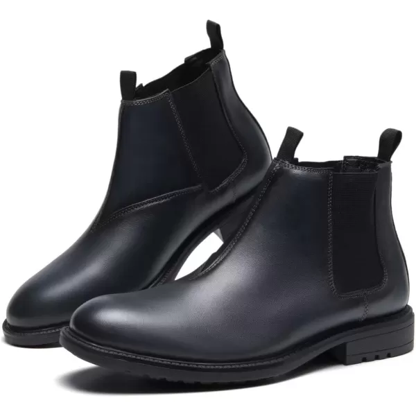 Arkbird Chelsea Ankle Boots for Men Genuine Leather Oxford Casual and Formal Dress BootBlack113