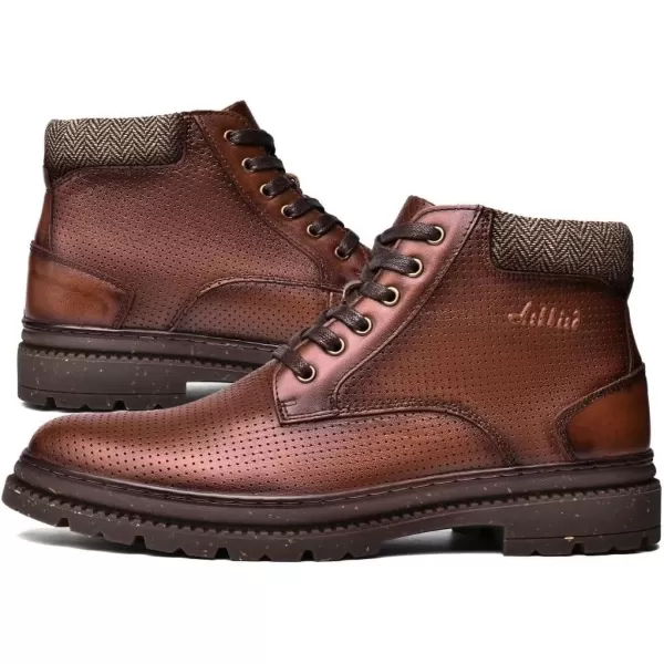 Arkbird Chelsea Ankle Boots for Men Genuine Leather Oxford Casual and Formal Dress BootBrown365