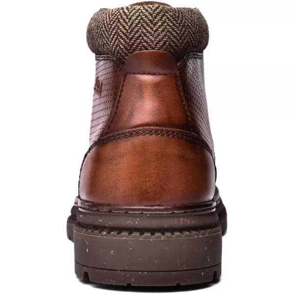 Arkbird Chelsea Ankle Boots for Men Genuine Leather Oxford Casual and Formal Dress BootBrown365