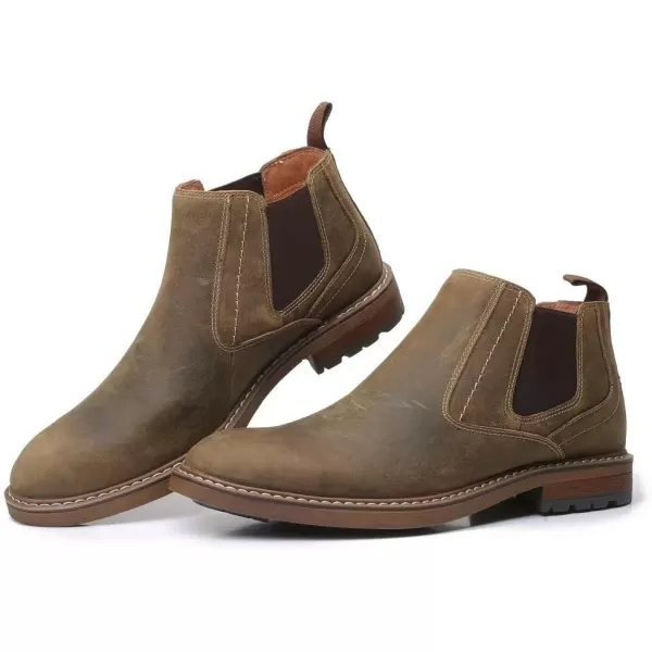 Arkbird Chelsea Ankle Boots for Men Genuine Leather Oxford Casual and Formal Dress BootRetro