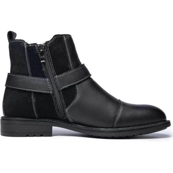 Arkbird Chelsea Ankle Boots for Men Genuine Leather Oxford Casual and Formal Dress BootSuedeblack812