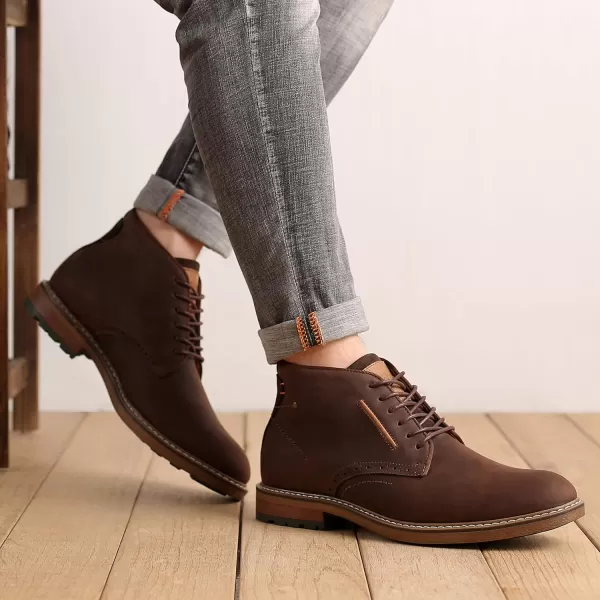 Chukka Boots Fashion and Comfort Casual Oxfords Ankle Lace Up BootCoffee