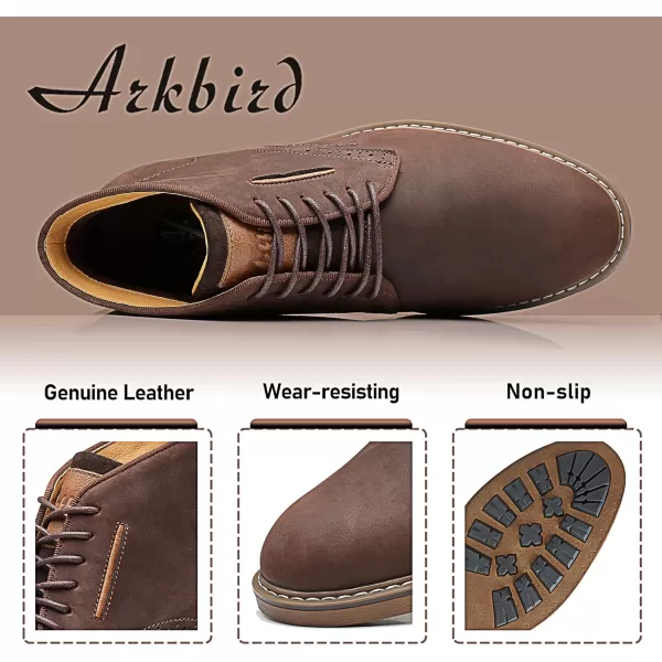 Chukka Boots Fashion and Comfort Casual Oxfords Ankle Lace Up BootCoffee