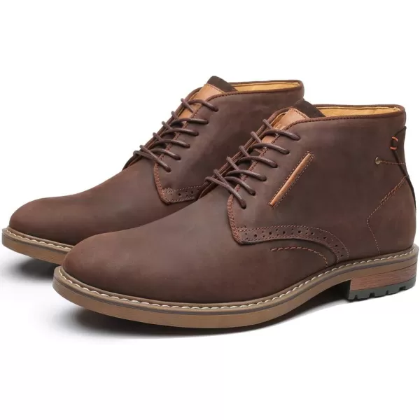 Chukka Boots Fashion and Comfort Casual Oxfords Ankle Lace Up BootCoffee