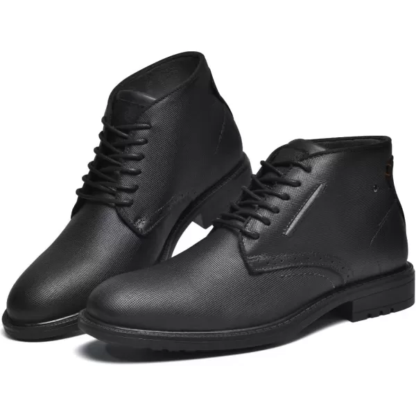 Chukka Boots Fashion and Comfort Casual Oxfords Ankle Lace Up BootSquare Embossing