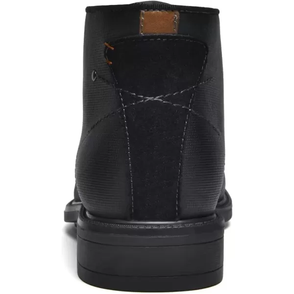 Chukka Boots Fashion and Comfort Casual Oxfords Ankle Lace Up BootSquare Embossing