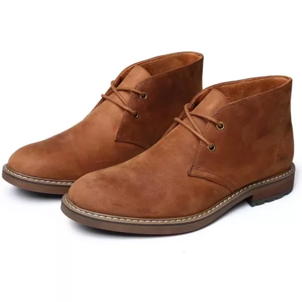 Chukka Boots Fashion and Comfort Casual Oxfords Ankle Lace Up BootSuedeapricot