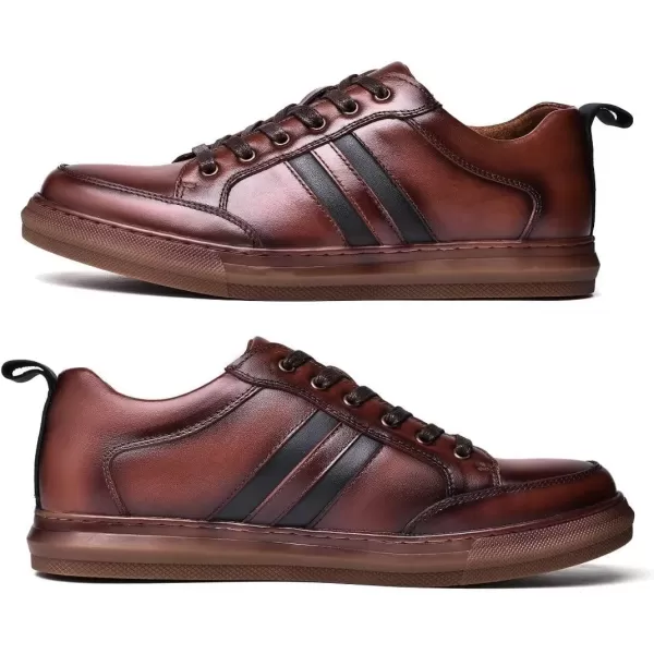 Fashion Sneakers Originals Casual Laceup Oxford Shoes for MenBrown1111