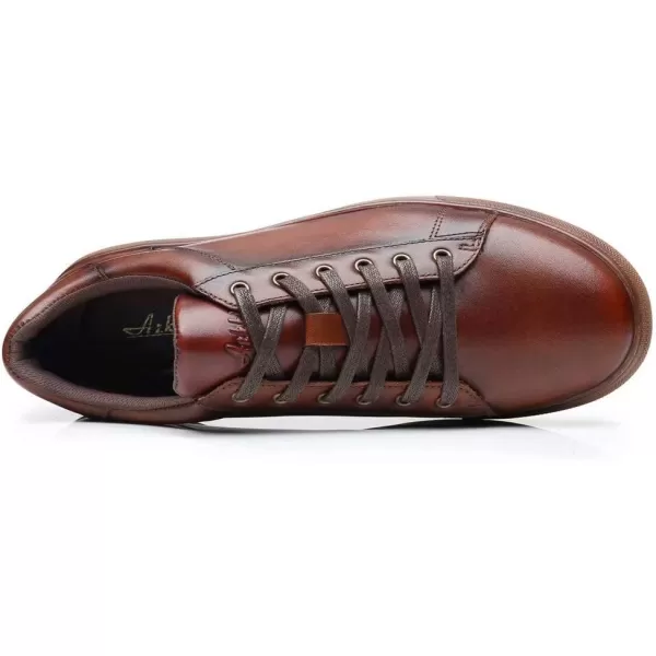 Fashion Sneakers Originals Casual Laceup Oxford Shoes for MenDark Brownb