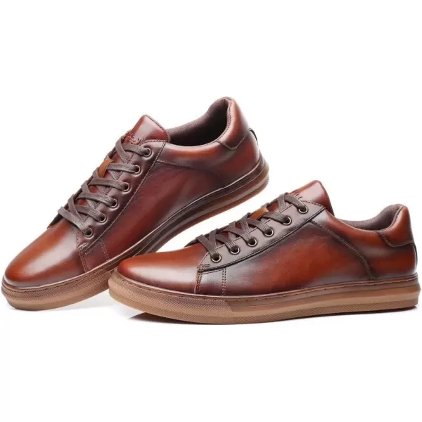 Fashion Sneakers Originals Casual Laceup Oxford Shoes for MenDark Brownb