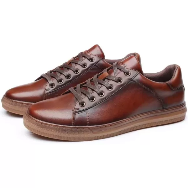 Fashion Sneakers Originals Casual Laceup Oxford Shoes for MenDark Brownb