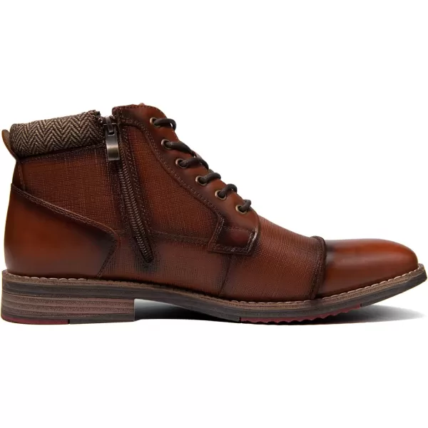 Mens Fashion Oxford Dress Boots Leather Chukka Ankle Boot Business Work Daily Shoes for MenEmbbrown889