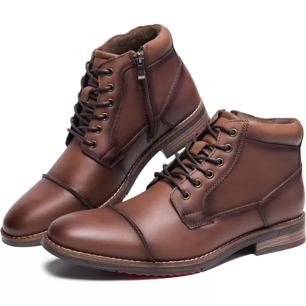 Mens Fashion Oxford Dress Boots Leather Chukka Ankle Boot Business Work Daily Shoes for MenKhakicoffee889