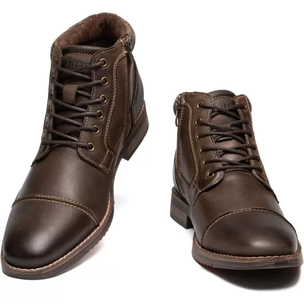 Mens Fashion Oxford Dress Boots Leather Chukka Ankle Boot Business Work Daily Shoes for MenMatteecoffee889