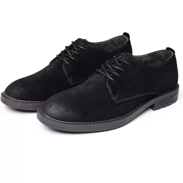 Mens Oxford Casual LaceUp Dress ShoesBlack