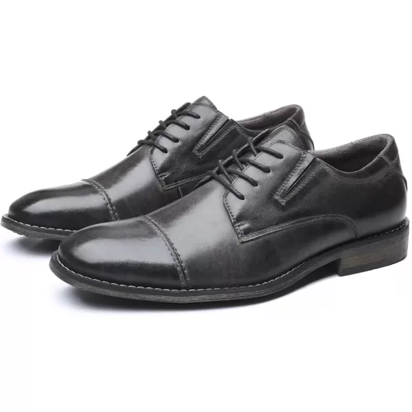 Mens Oxford Casual LaceUp Dress ShoesBlack511