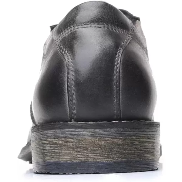 Mens Oxford Casual LaceUp Dress ShoesBlack511