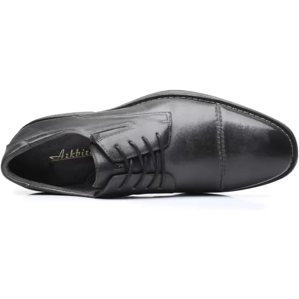 Mens Oxford Casual LaceUp Dress ShoesBlack511