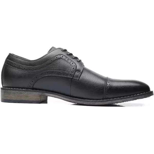 Mens Oxford Casual LaceUp Dress ShoesBlack533