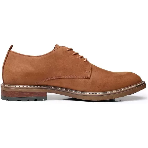 Mens Oxford Casual LaceUp Dress ShoesBrown