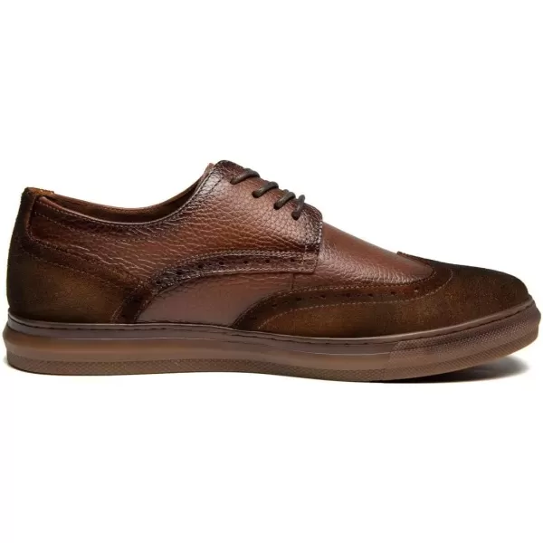 Mens Oxford Casual LaceUp Dress ShoesBrown8961