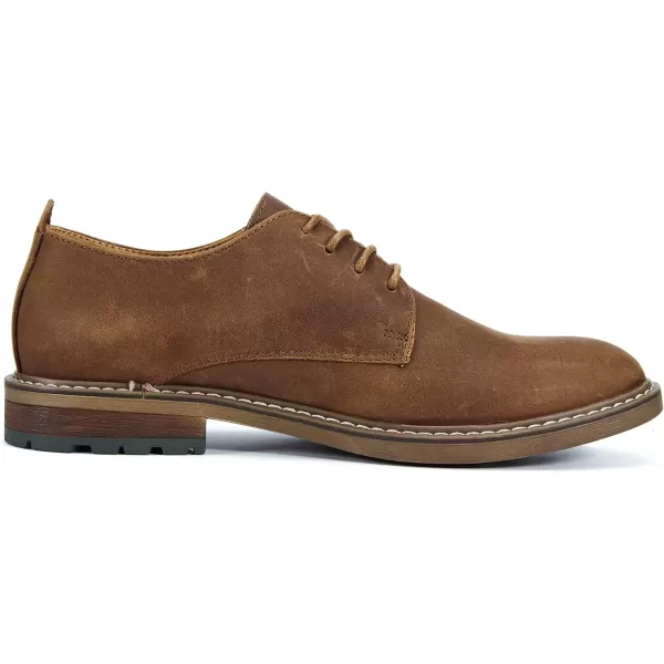 Mens Oxford Casual LaceUp Dress ShoesTan586