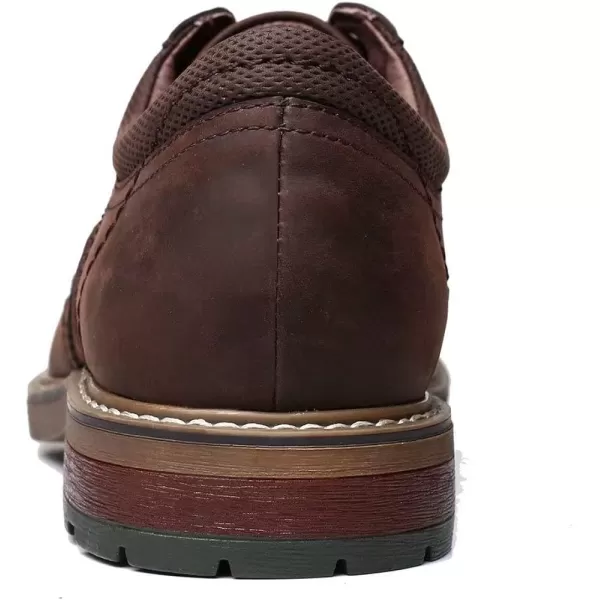 Mens Oxford Casual LaceUp Dress ShoesWingtipcoffee