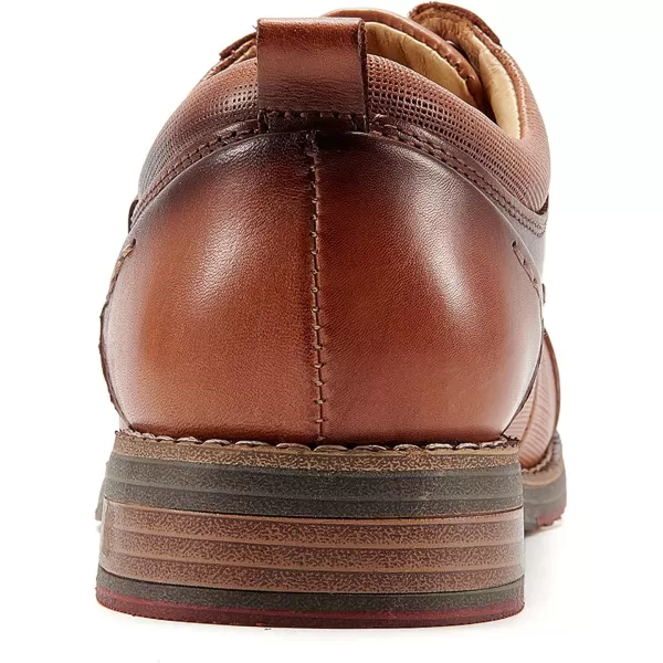 Mens Oxford Dress Shoes Classic Fashion Genuine Leather Business Work Shoe for MenBrown807