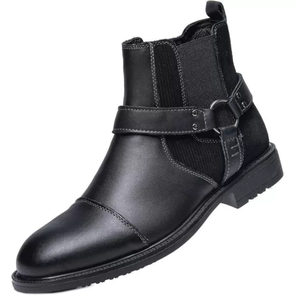 Arkbird Chelsea Ankle Boots for Men Genuine Leather Oxford Casual and Formal Dress BootSuedeblack812