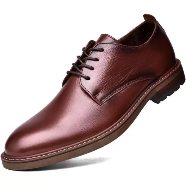 Mens Oxford Casual LaceUp Dress ShoesBrown3586