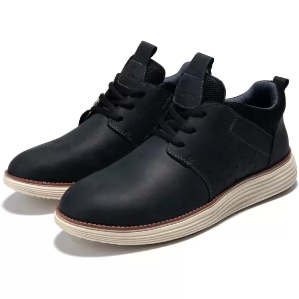 Arkbird Leather Loafers Casual SlipOn Sneaker Shoes for MenBlack2211