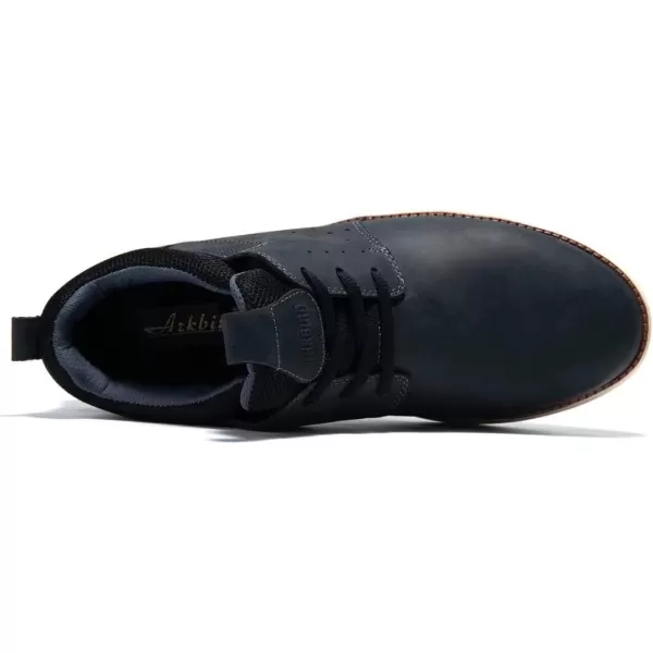Arkbird Leather Loafers Casual SlipOn Sneaker Shoes for MenBlack2211