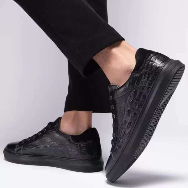 Fashion Sneakers Originals Casual Laceup Oxford Shoes for Men WhiteBlack Emboss105